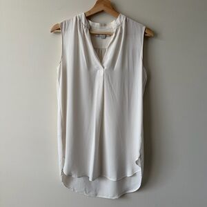 LOFT Cream Sleeveless Top